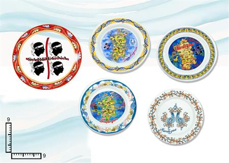 POSACENERE TONDO CERAMICA CM9 SARDEGNA