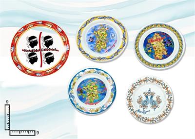 POSACENERE TONDO CERAMICA CM9 SARDEGNA