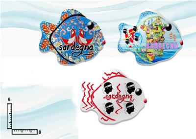 MAGNETE PESCE CERAMICA SARDEGNA