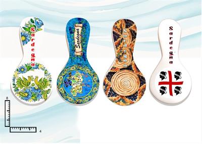 MAGNETE POGGIAMESTOLO CERAMICA SARDEGNA