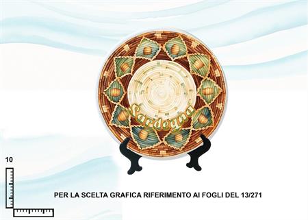 PIATTO CERAMICA CM10 SARDEGNA