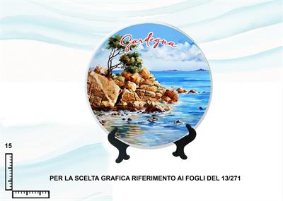 PIATTO CERAMICA CM15 SARDEGNA