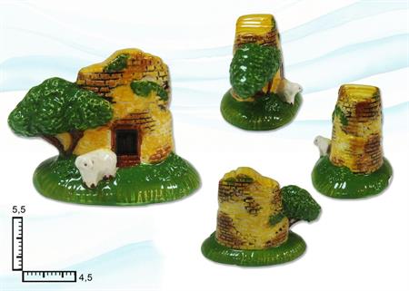NURAGHE CERAMICA 3D CM5.5X4.5 SARDEGNA