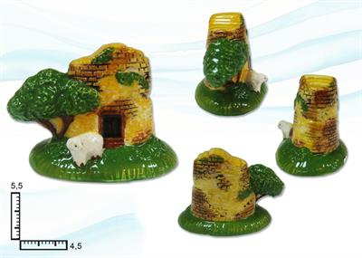NURAGHE CERAMICA 3D CM5.5X4.5 SARDEGNA