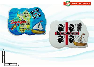 MAGNETE RESINA BARCA SARDEGNA S/4