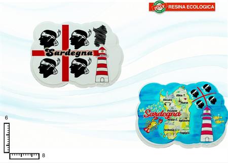 MAGNETE RESINA FARO SARDEGNA S/4