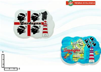 MAGNETE RESINA FARO SARDEGNA S/4