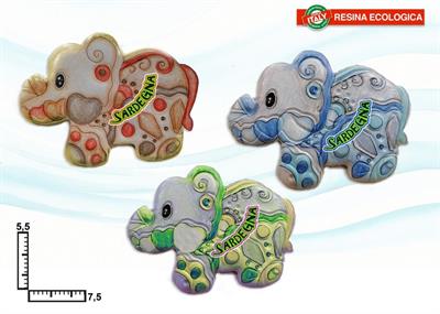MAGNETE RESINA ELEFANTE SARDEGNA