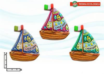 MAGNETE RESINA BARCA SARDEGNA