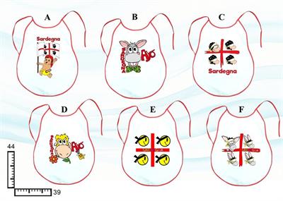 BAVETTONE POLIESTERE SARDEGNA S/6