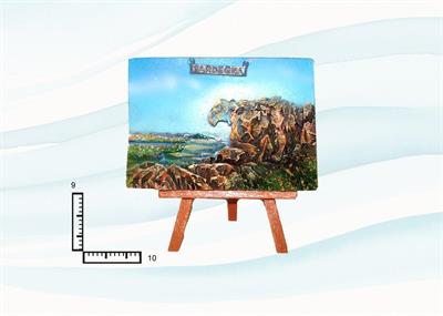 QUADRO RESINA SU CAV. CM10X7.5 ORSO SARDEGNA