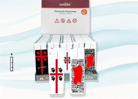 ACCENDINO BIANCO STAMPATO SARDEGNA S/2