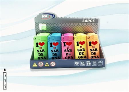 ACCENDINO GRANDE FLUO STAMPATO SARDEGNA