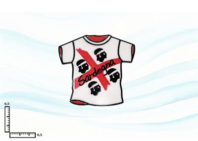 MAGNETE PVC CM6.5X6.5 T-SHIRT 4M SARDEGNA