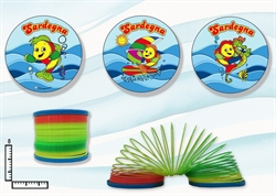 MOLLA PLASTICA COLORATA CM7 SARDEGNA S/3