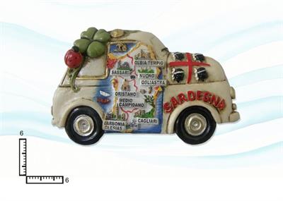 MAGNETE RESINA AUTO C/STRASS SARDEGNA