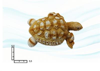 MAGNETE RESINA TARTARUGA SARDEGNA SABBIATO