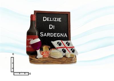 MAGNETE RESINA DELIZIE DI SARDEGNA