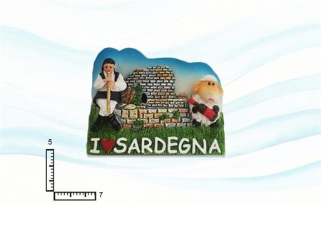 MAGNETE RESINA FUST. PECORE/NURAGHE SARDEGNA
