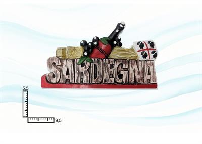 MAGNETE RESINA SCRITTA PROD.TIPICI SARDEGNA