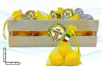 SACCHETTO 3PZ SAPONE LIMONE SARDEGNA
