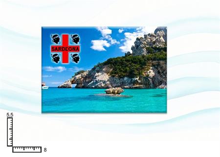 MAGNETE RETTANGOLARE RESINATO CM8X5.5 SARDEGNA