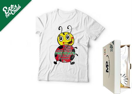 T-SHIRT BABY ECO SOGG.MARINI COCCINELLA 032 COL.BIANCO