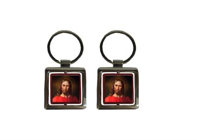 PORTACHIAVI METALLO QUADR.CBORDO COL.PERSONALIZZABILE