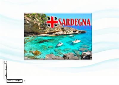 MAGNETE RETTANGOLARE RESINATO CM8X5.5 SARDEGNA