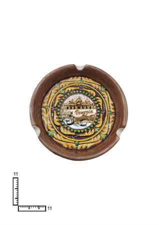 POSACENERE CERAMICA TONDO LINEA ANTICA CM11 PERSONALIZZABILE