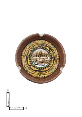 POSACENERE CERAMICA TONDO LINEA ANTICA CM11 PERSONALIZZABILE