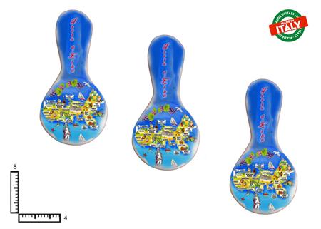 MAGNETE POGGIAMESTOLO CERAMICA ISOLA D'ELBA
