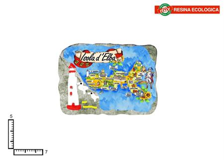 MAGNETE RESINA FUST. CM7.5X5 FARO ISOLA D'ELBA