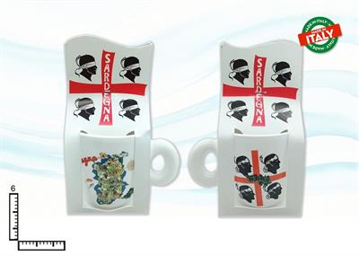 TAZZINA CERAMICA IN BLISTER 4MORI SARDEGNA