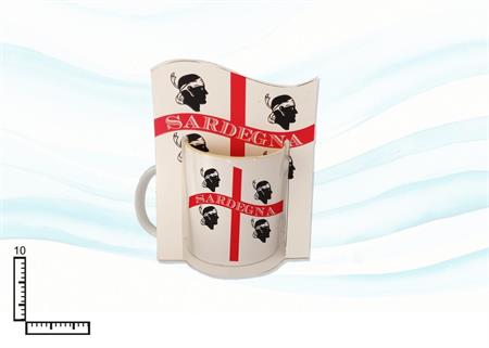 MUG SUBLIMAZIONE BIANCO CM9X8.5 C/BLISTER 4MORI SARDEGNA
