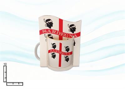 MUG SUBLIMAZIONE BIANCO CM9X8.5 C/BLISTER 4MORI SARDEGNA
