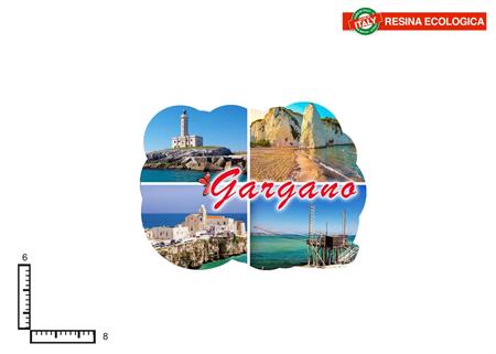 MAGNETE RESINA NUVOLA GARGANO