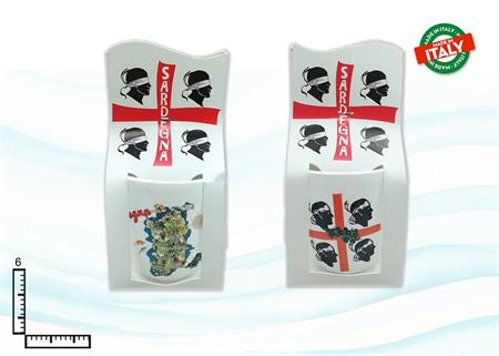 BICCHIERINO CONICO CERAMICA IN BLISTER SARDEGNA 408