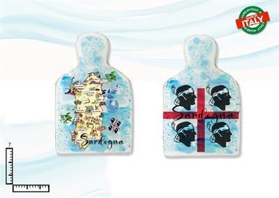 MAGNETE TAGLIERE CERAMICA SARDEGNA
