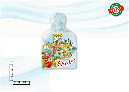 MAGNETE TAGLIERE CERAMICA SICILIA
