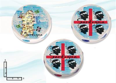MAGNETE TAMBURELLO CERAMICA SARDEGNA