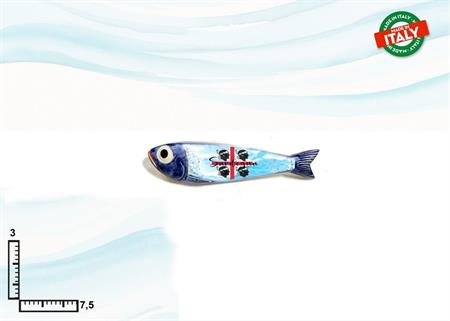 MAGNETE ACCIUGA CERAMICA SARDEGNA