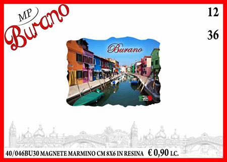 MAGN. MARM. CM 8X6 BURANO