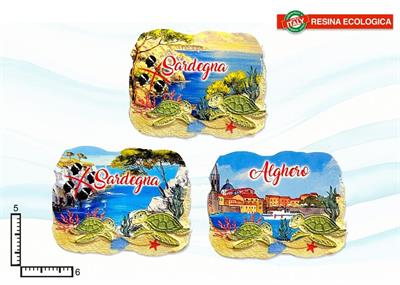MAGNETE RESINA TARTARUGA SARDEGNA