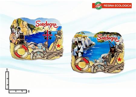 MAGNETE RESINA NAUTICO SARDEGNA