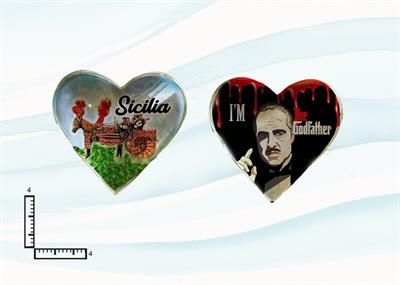 MAGNETE VETRO CUORE CM4 SICILIA
