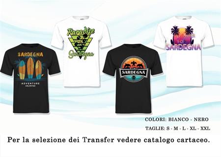 T-SHIRT CLASS. COTONE ADULTO B/N SARDEGNA