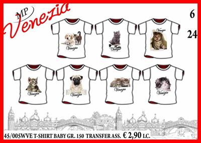 T-SHIRT BABY GR150 BIANCA VENEZIA C/G