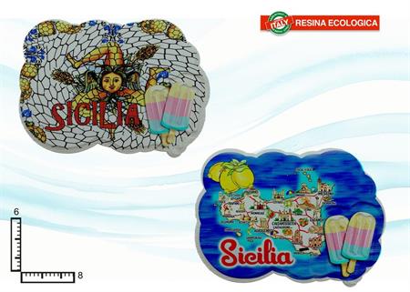 MAGNETE RESINA GELATI SICILIA