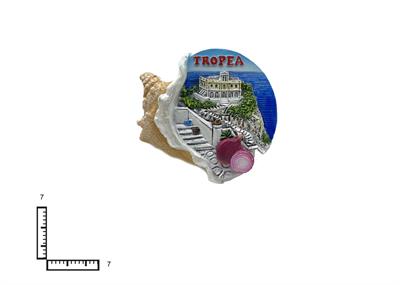 MAGNETE RESINA CONCHIGLIA TROPEA